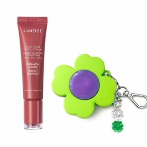 LANEIGE 3 items:$25-Donut Lip Serum -Cinnamon Sugar with a Luckycharm& lip mask
